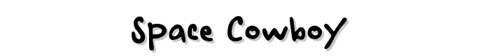 space cowboy. font